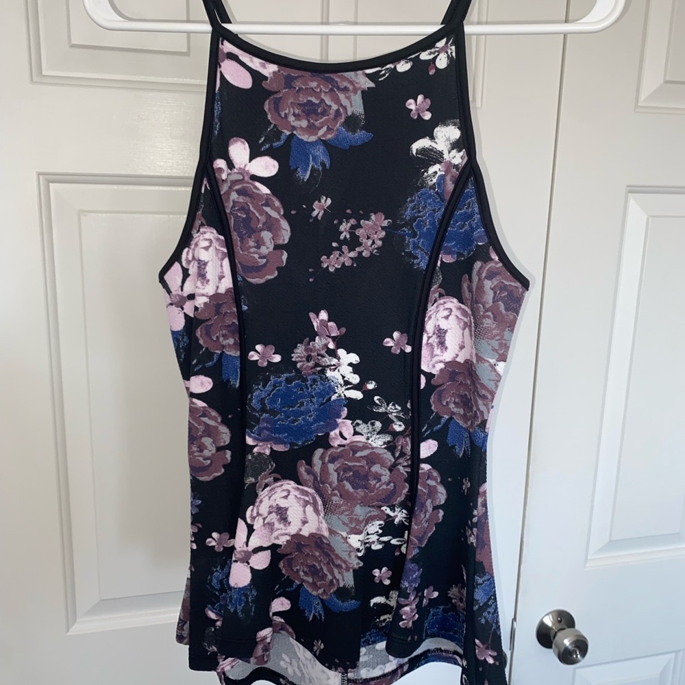 Floral Fit & Flare Top